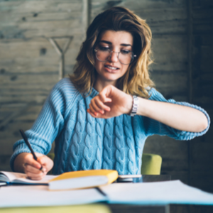 Stressed business owner who forgot about the March 15 deadline