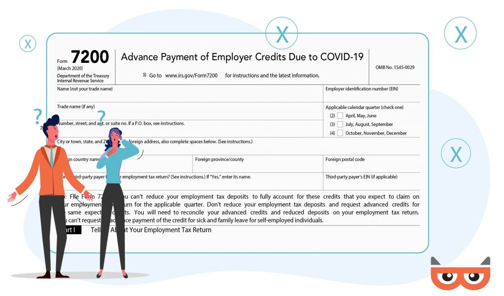 Common errors on Form 7200