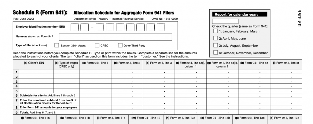 What S The Deal With Schedule R For The Second Quarter Blog Taxbandits