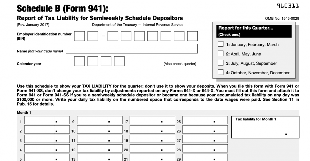 Schedule B Form 941 For 2022 What Is Form 941 Schedule B, Who Should Complete It? – Blog – Taxbandits