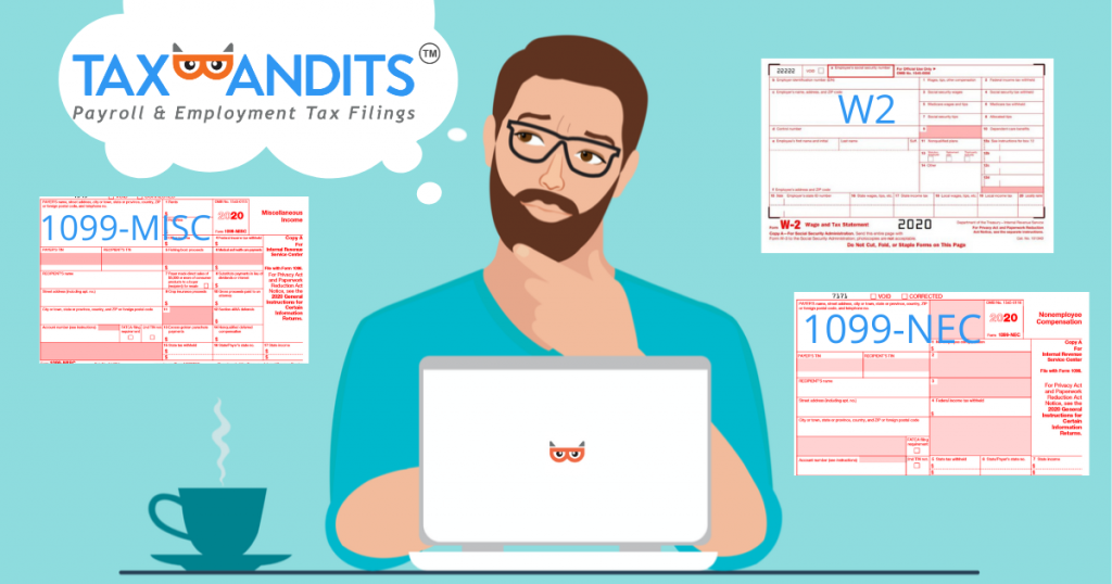 A Taxbandits Guide To Forms W 2 1099 Nec And 1099 Misc Blog Taxbandits