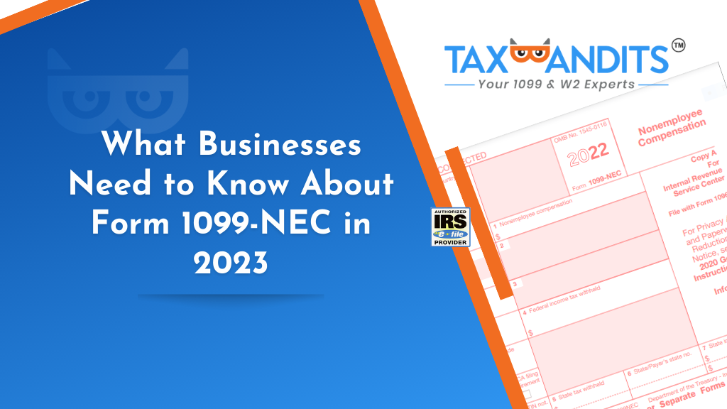 1099-NEC Changes Businesses need to know