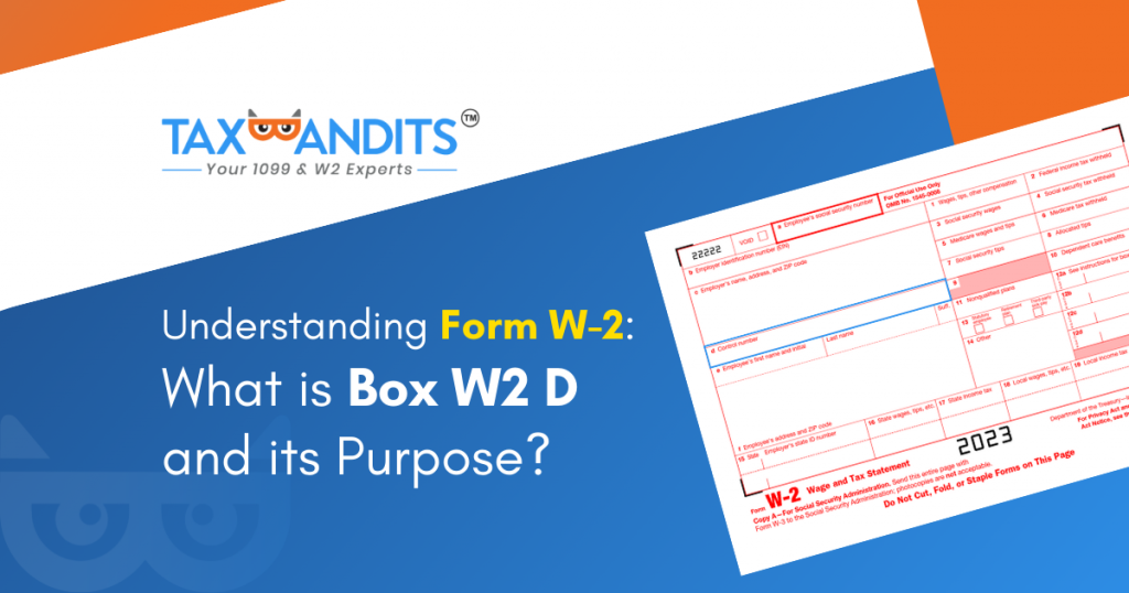 What is Box W2 D and what is it for?