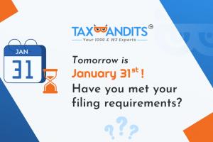 Tomorrow is the filing deadline for 1099, W-2, and 94x forms!