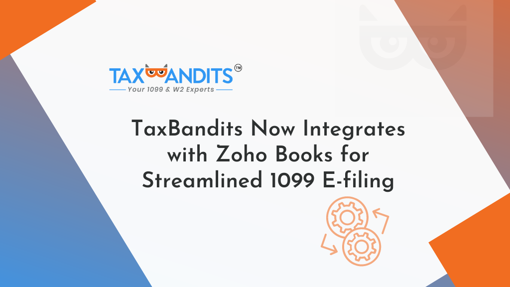 TaxBandits Zoho Books Integration