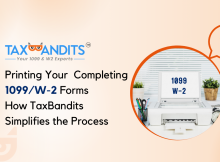 printing TaxBandits tax forms