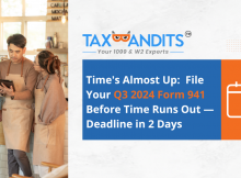 form 941 Q3, 2024 deadline