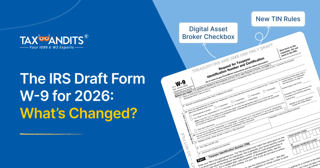 IRS Draft Form W-9 for 2026