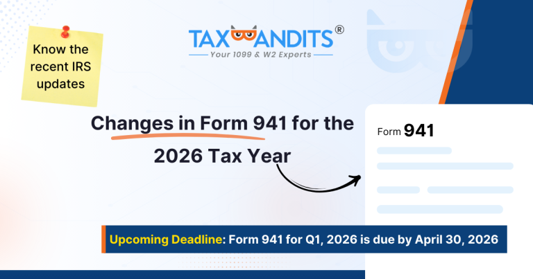 Changes in Form 941 for 2026