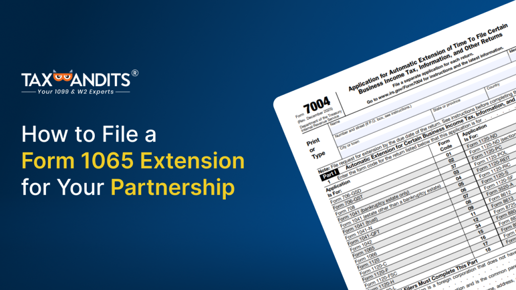 form 1065 extension