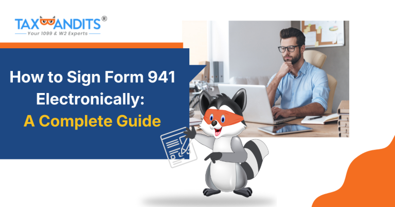 How to Sign Form 941 Electronically