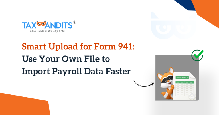 Smart Upload for Form 941