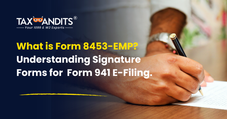 Form 8453-EMP signature authorization form for Form 941 e-filing